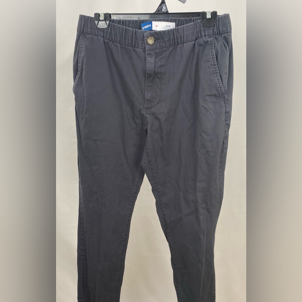Old Navy Men's Dark Gray Chinos- M